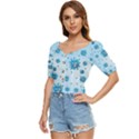Illustration Virus Pattern Button up blouse View2