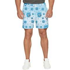 Illustration Virus Pattern Men s Runner Shorts by Wegoenart
