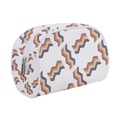Illustration Abstract-art Diagonal Stripe Stripes Make Up Case (small) by Wegoenart