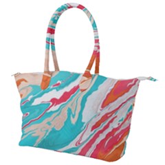 Stone Marble Texturw Pattern Canvas Shoulder Bag by Wegoenart
