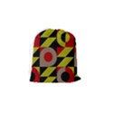 Illustration Background Pattern Texture Design Drawstring Pouch (Small) View2