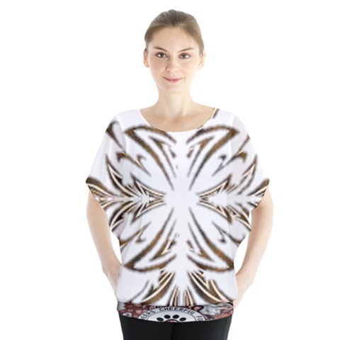 Im Fourth Dimension Colour 38 Batwing Chiffon Blouse by imanmulyana