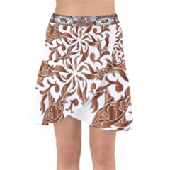 Im Fourth Dimension Colour 44 Wrap Front Skirt by imanmulyana