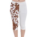 IM Fourth Dimension Colour 44 Velvet Capri Leggings  View1