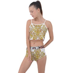 Im Fourth Dimension Colour 53 Summer Cropped Co-ord Set by imanmulyana