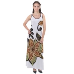 Im Fourth Dimension Colour 54 Sleeveless Velour Maxi Dress by imanmulyana