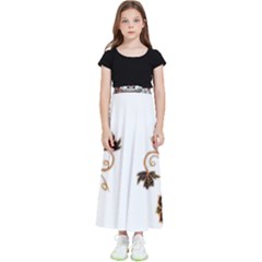 Im Fourth Dimension Colour 55 Kids  Flared Maxi Skirt by imanmulyana