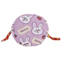 Illustration Rabbit Cartoon Background Pattern Drawstring Bucket Bag View3