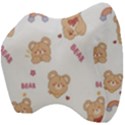 Illustrations Bear Cartoon Background Pattern Velour Head Support Cushion View4