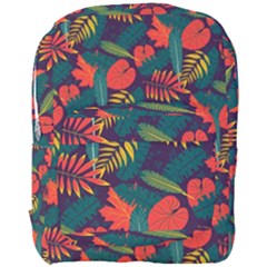 Leaves Pattern Wallpaper Seamless Full Print Backpack by Sudhe