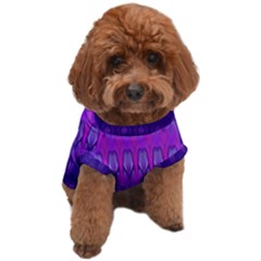 Illustration Purple Abstract Wallpaper Pattern Abstract Dog T-shirt by Sudhe