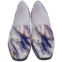 Marble Pattern Texture Women s Classic Loafer Heels by Jancukart