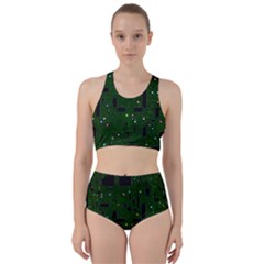 Board Conductors Circuits Racer Back Bikini Set by Jancukart