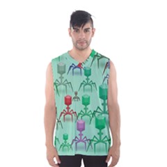 Bacteriophage Virus Army Men s Basketball Tank Top by Amaryn4rt