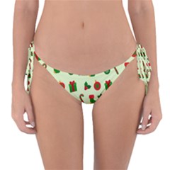 Illustration Festive Background Holiday Background Reversible Bikini Bottom by Amaryn4rt