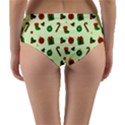 Illustration Festive Background Holiday Background Reversible Mid-Waist Bikini Bottoms View2