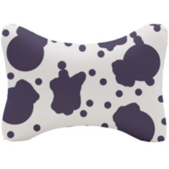 Illustration Cow Pattern Texture Cloth Dot Animal Seat Head Rest Cushion by danenraven