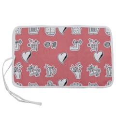 Stickers Hobbies Hearts Reading Pen Storage Case (l) by danenraven