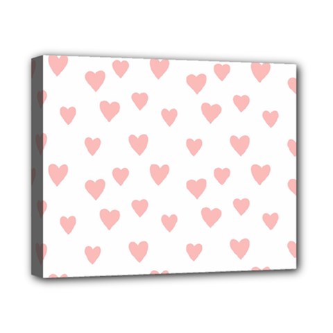Small Cute Hearts Canvas 10  X 8  (stretched) by ConteMonfrey