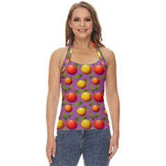 Illustration Fruit Pattern Seamless Basic Halter Top by Ravend