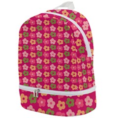 Little Flowers Garden   Zip Bottom Backpack by ConteMonfrey