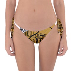 Colosseo Draw Silhouette Reversible Bikini Bottom by ConteMonfrey