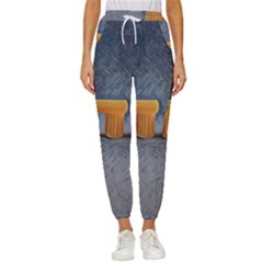 Pasta Is Art - Italian Food Cropped Drawstring Pants by ConteMonfrey