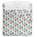 Birthday Pattern Party Celebration Duvet Cover Double Side (Queen Size) View1