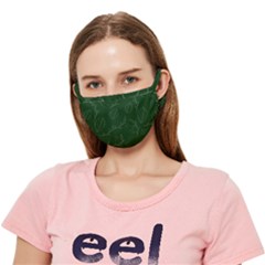 Leaves Leaf Foliage Plant  Background Crease Cloth Face Mask (adult) by danenraven