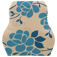 Flower Petal Branch Corolla Car Seat Velour Cushion  by danenraven