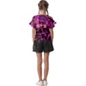 Mirror Fractal Kids  Cut Out Flutter Sleeves View2
