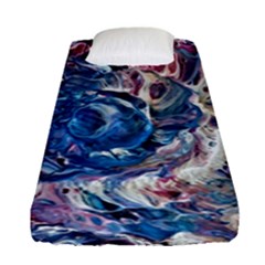 Abstract Ammonite Fitted Sheet (single Size) by kaleidomarblingart