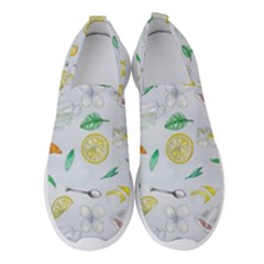 Tea Drinking Welding Tea Bag Women s Slip On Sneakers by Wegoenart