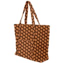 Cute Pumpkin Black Small Zip Up Canvas Bag View1