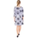 Spider Web - Halloween Decor Quarter Sleeve Front Wrap Dress View2