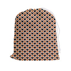 Halloween Plaids Arrow Drawstring Pouch (2xl) by ConteMonfrey