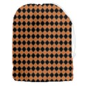 Halloween Black Orange Plaids Drawstring Pouch (3XL) View1