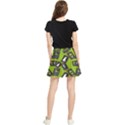 Cats And Skulls - Modern Halloween  Waistband Skirt View2