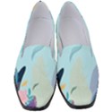 Illustration Leaves Leaf Nature Background Plant Women s Classic Loafer Heels View1