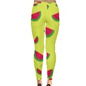Watermelon Pattern Wallpaper Inside Out Leggings View4