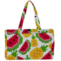 Watermelon Pattern Fruit Summer Canvas Work Bag by Wegoenart