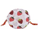 Strawberry Pattern Background Drawstring Bucket Bag View3