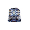 Cobalt symmetry Drawstring Pouch (Small) View1