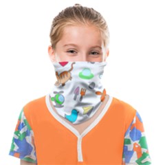 Children Pattern Cute Pattern Face Covering Bandana (kids) by Wegoenart