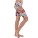 Internet Data Storage Online Kids  Lightweight Velour Cropped Yoga Leggings View3