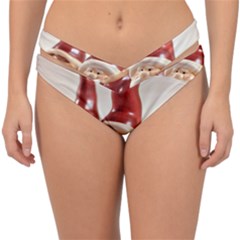 Christmas Figures4 Double Strap Halter Bikini Bottom by artworkshop