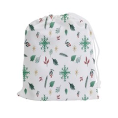 Christmass Theme Drawstring Pouch (2xl) by artworkshop