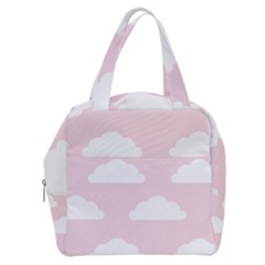 Clouds Pink Pattern   Boxy Hand Bag by ConteMonfrey