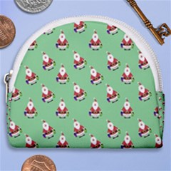 Christmas-santaclaus Horseshoe Style Canvas Pouch by nateshop