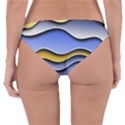 Background Abstract Wave Colorful Reversible Hipster Bikini Bottoms View2